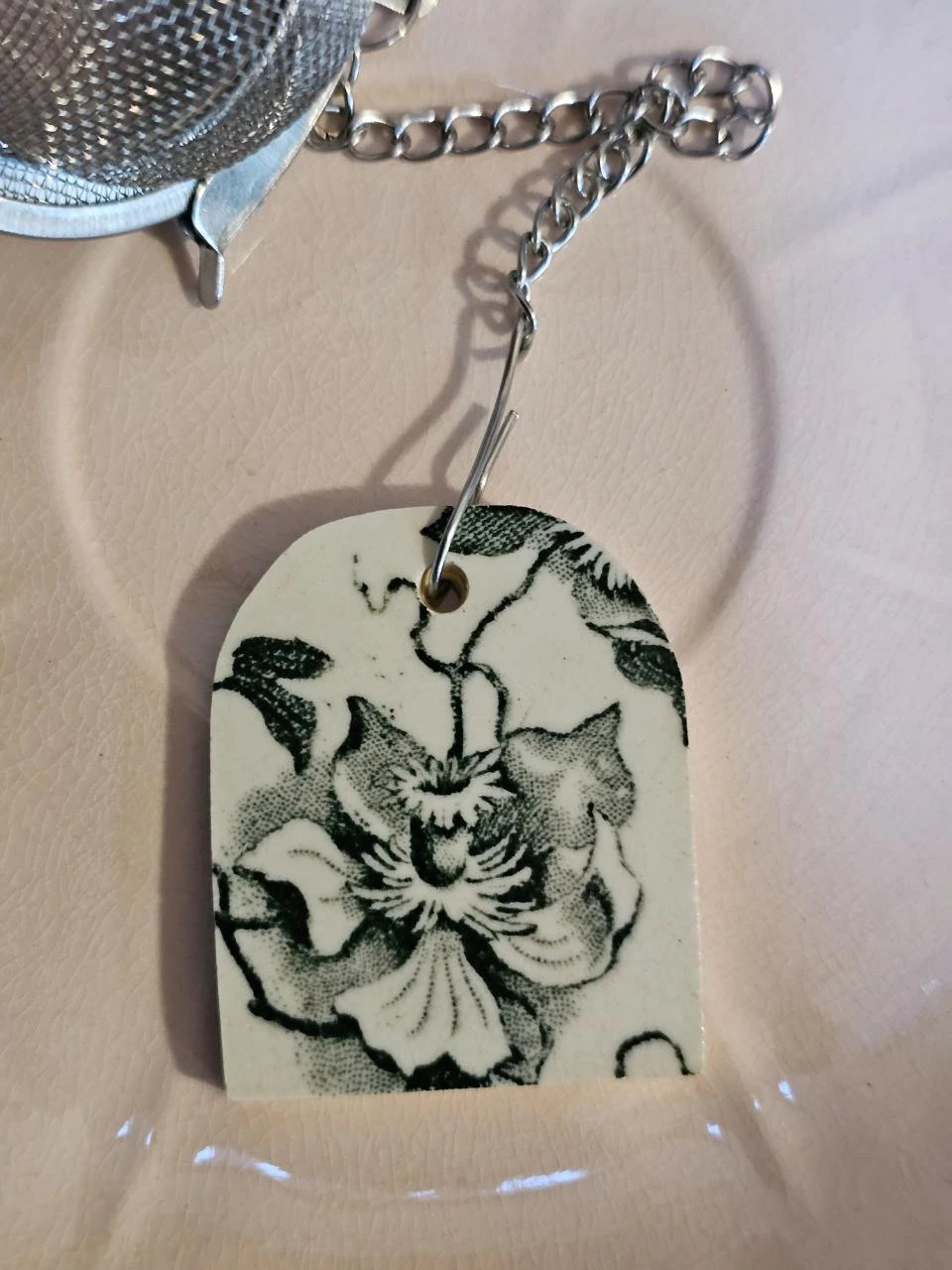 Tea ball and its "pouch" iron earth HB & Cie – photo 4